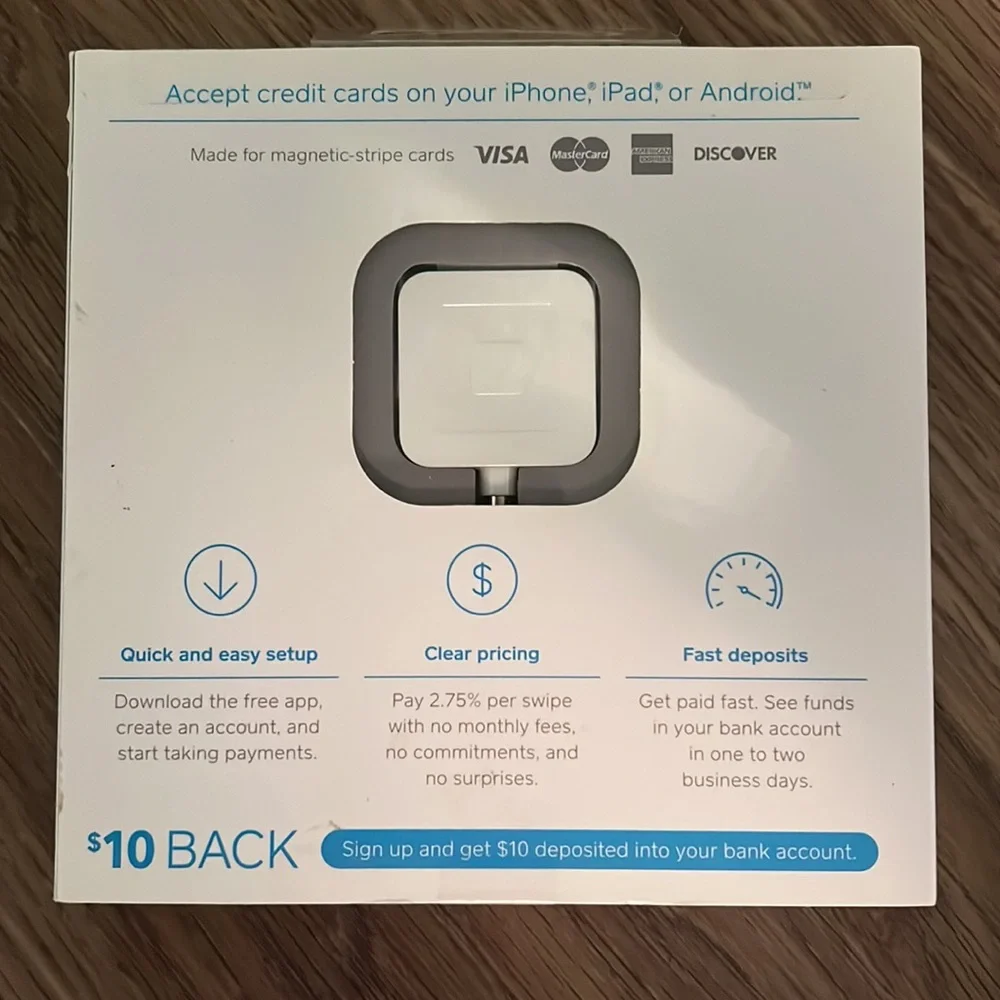 Brand new never used square reader.
